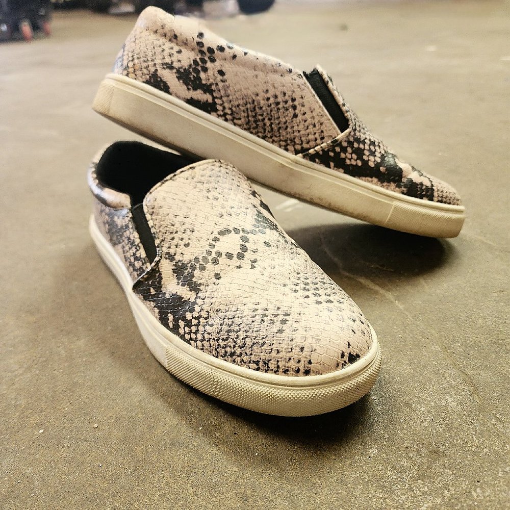 Snakeskin slip on sneakers - A New Day - women's size 7.5